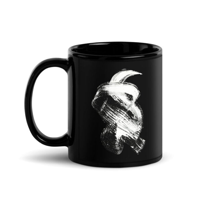 Black Glossy Mug - Image 2