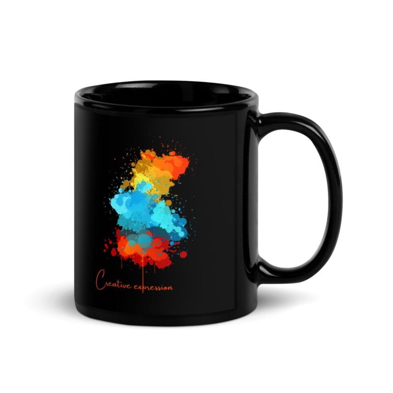 Black Glossy Mug