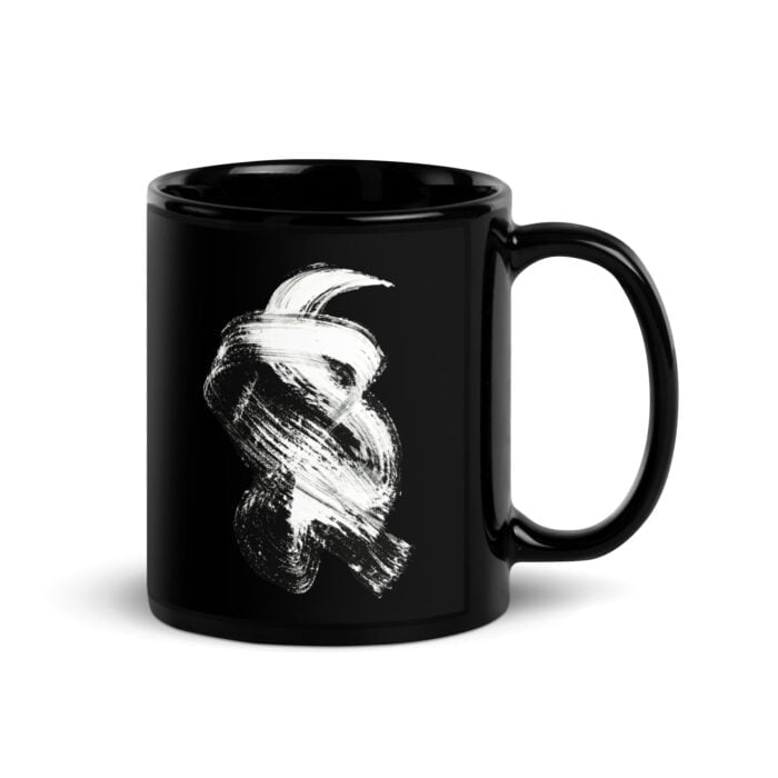 Black Glossy Mug