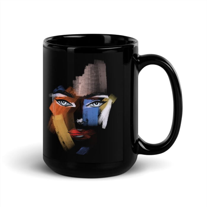 Black Glossy Mug