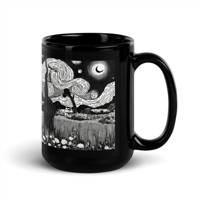 Black Glossy Mug