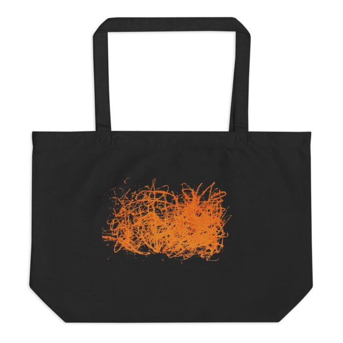 Large organic tote bag